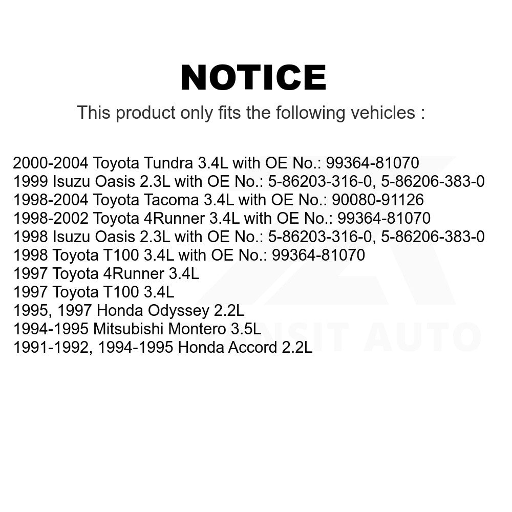 Power Steering Accessory Drive Belt BAN-4PK1068 For Toyota Tacoma Tundra 4Runner Honda Accord T100 Odyssey Mitsubishi Montero Isuzu Oasis