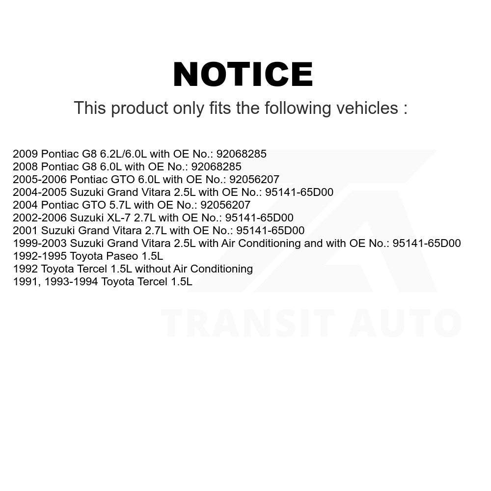 Accessory Drive Belt BAN-4PK1090 For Suzuki Pontiac XL-7 Grand Vitara G8 GTO Toyota Tercel Paseo