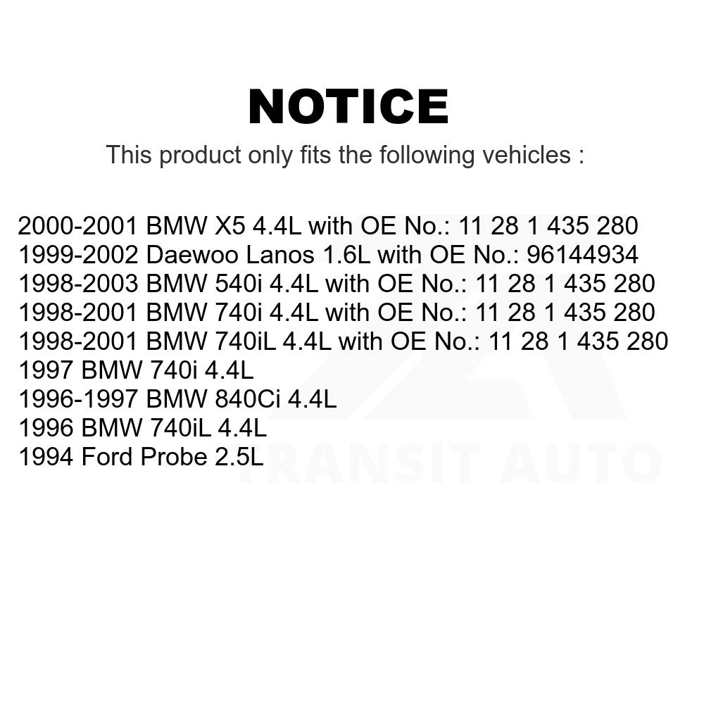 Accessory Drive Belt BAN-5PK1005 For BMW X5 540i 740iL 740i Daewoo Lanos Ford Probe 840Ci