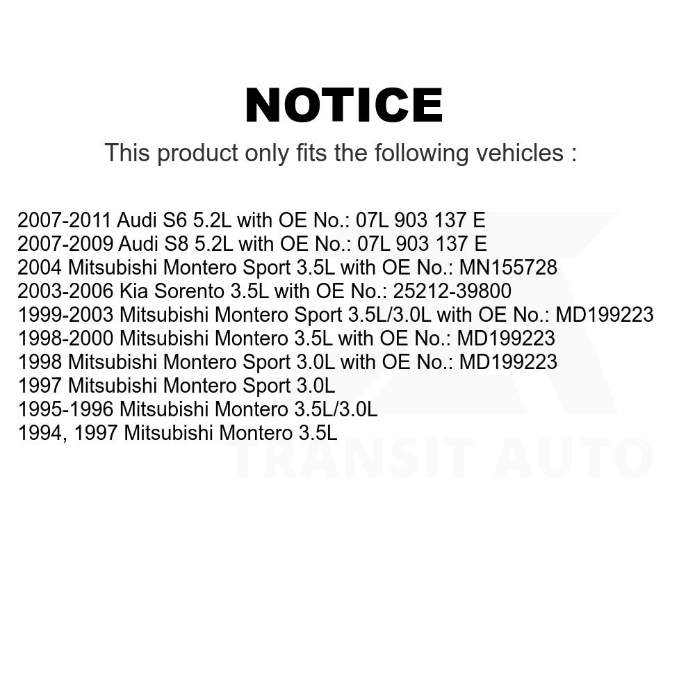 Alternator Accessory Drive Belt BAN-5PK1130 For Kia Sorento Mitsubishi Montero Sport Audi S6 S8