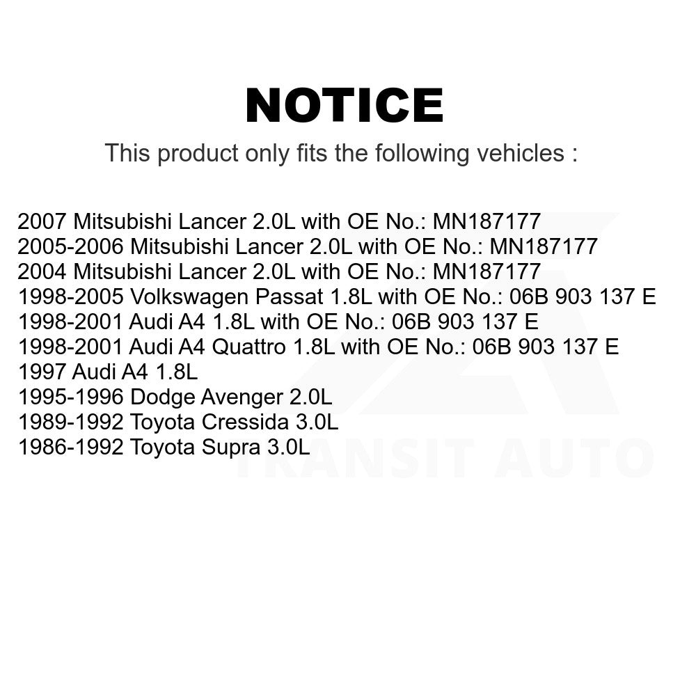 Accessory Drive Belt BAN-5PK1295 For Volkswagen Passat Mitsubishi Lancer Audi A4 Quattro Toyota Supra Cressida Dodge Avenger