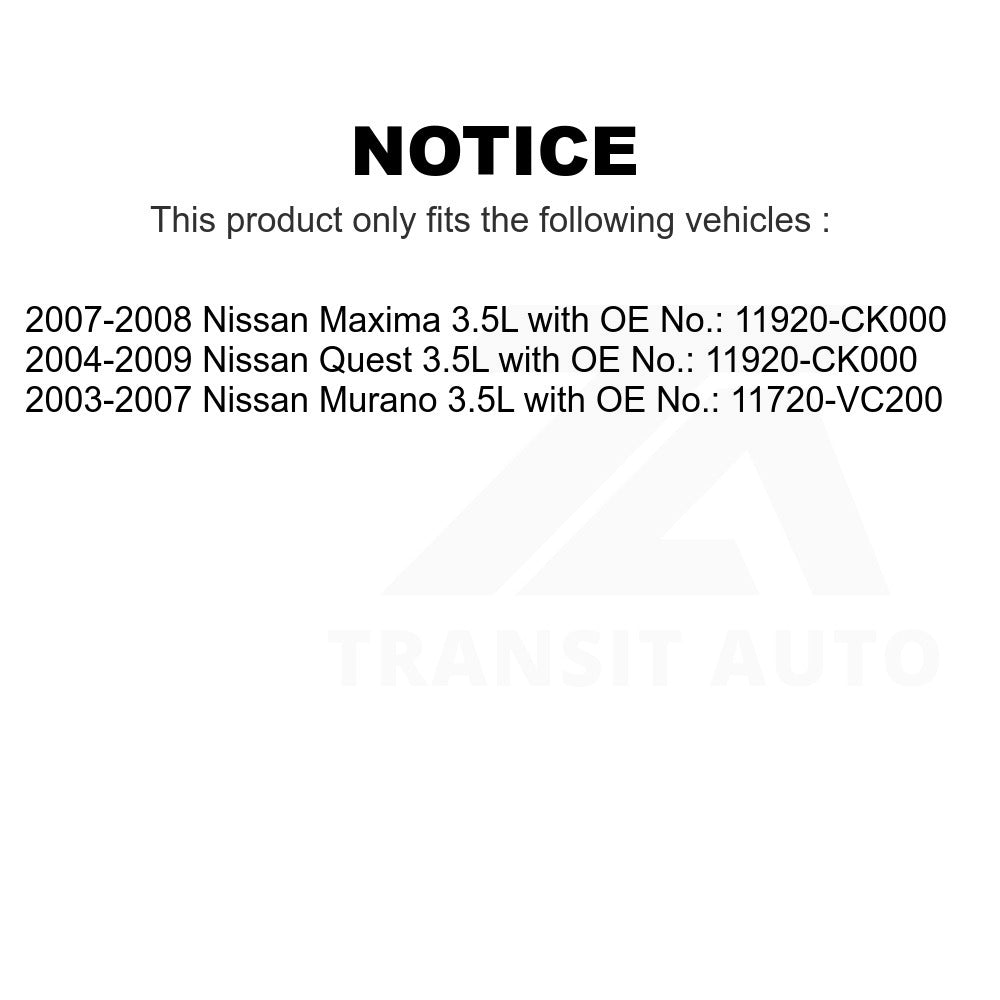 Accessory Drive Belt BAN-6PK1060 For Nissan Murano Quest Maxima 3.5L
