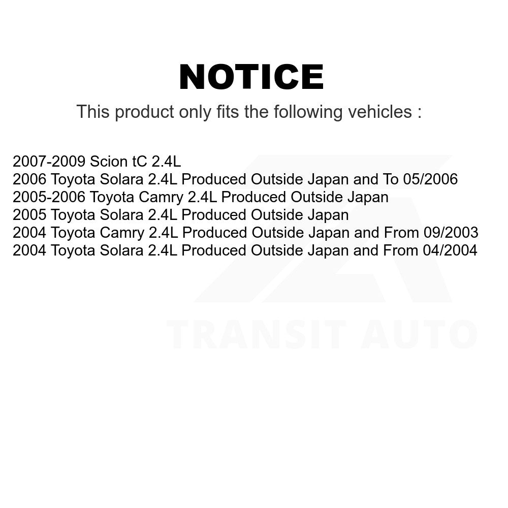 Alternator Accessory Drive Belt BAN-7PK1940 For Toyota Camry Scion tC Solara 2.4L