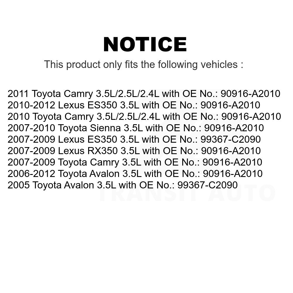 Water Pump Alternator Air Conditioning Power Steering Accessory Drive Belt BAN-7PK2090 For Toyota Camry Lexus Avalon ES350 Sienna RX350