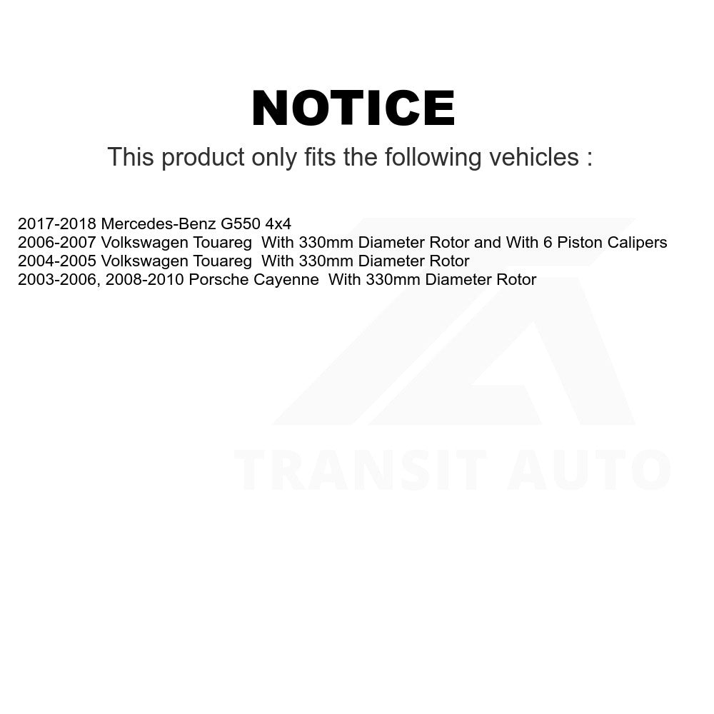 Front Ceramic Disc Brake Pads CMX-D1007 For Porsche Cayenne Volkswagen Touareg Mercedes-Benz G550 4x4