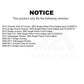 Rear Ceramic Disc Brake Pads CMX-D1326 For Dodge Grand Caravan Chrysler Town & Country Journey Volkswagen Routan Ram C/V