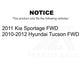 Front Ceramic Disc Brake Pads CMX-D1447 For Hyundai Tucson Kia Sportage FWD