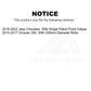 Front Ceramic Disc Brake Pads CMX-D1640A For Jeep Cherokee Chrysler 200