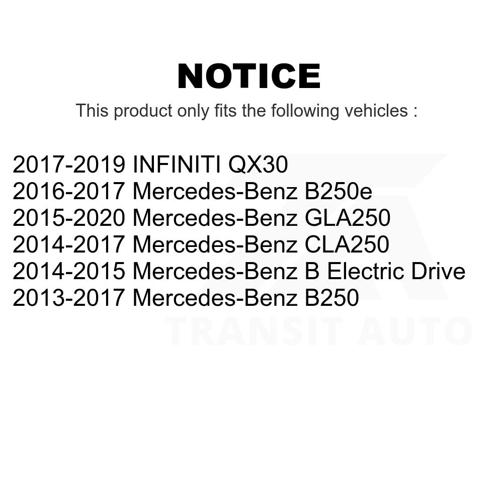 Front Ceramic Disc Brake Pads CMX-D1694 For Mercedes-Benz GLA250 CLA250 INFINITI QX30 B Electric Drive B250e B250