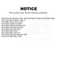 Rear Ceramic Disc Brake Pads CMX-D1707 For Chevrolet Silverado 1500 GMC Sierra Tahoe Suburban Yukon Cadillac XL Escalade ESV LD Limited