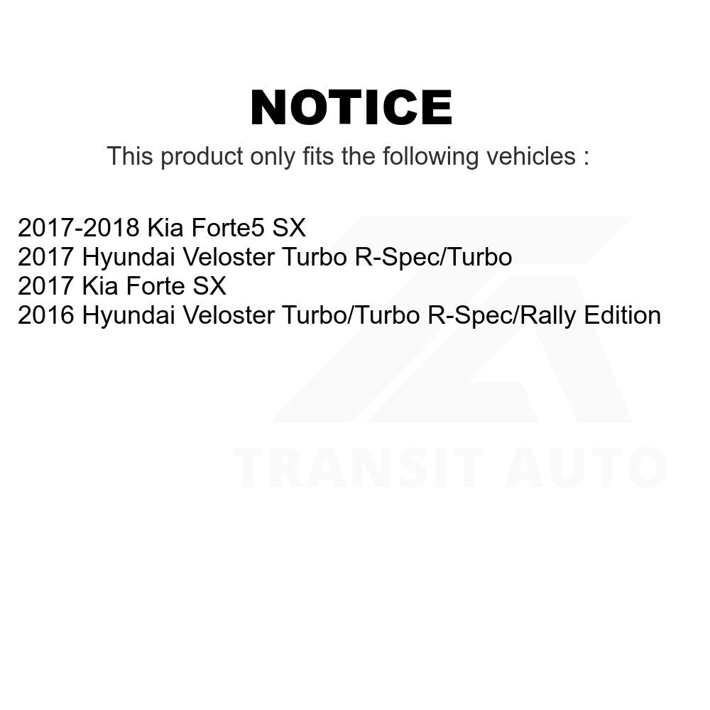 Front Ceramic Disc Brake Pads CMX-D1827 For Kia Forte Hyundai Veloster Forte5