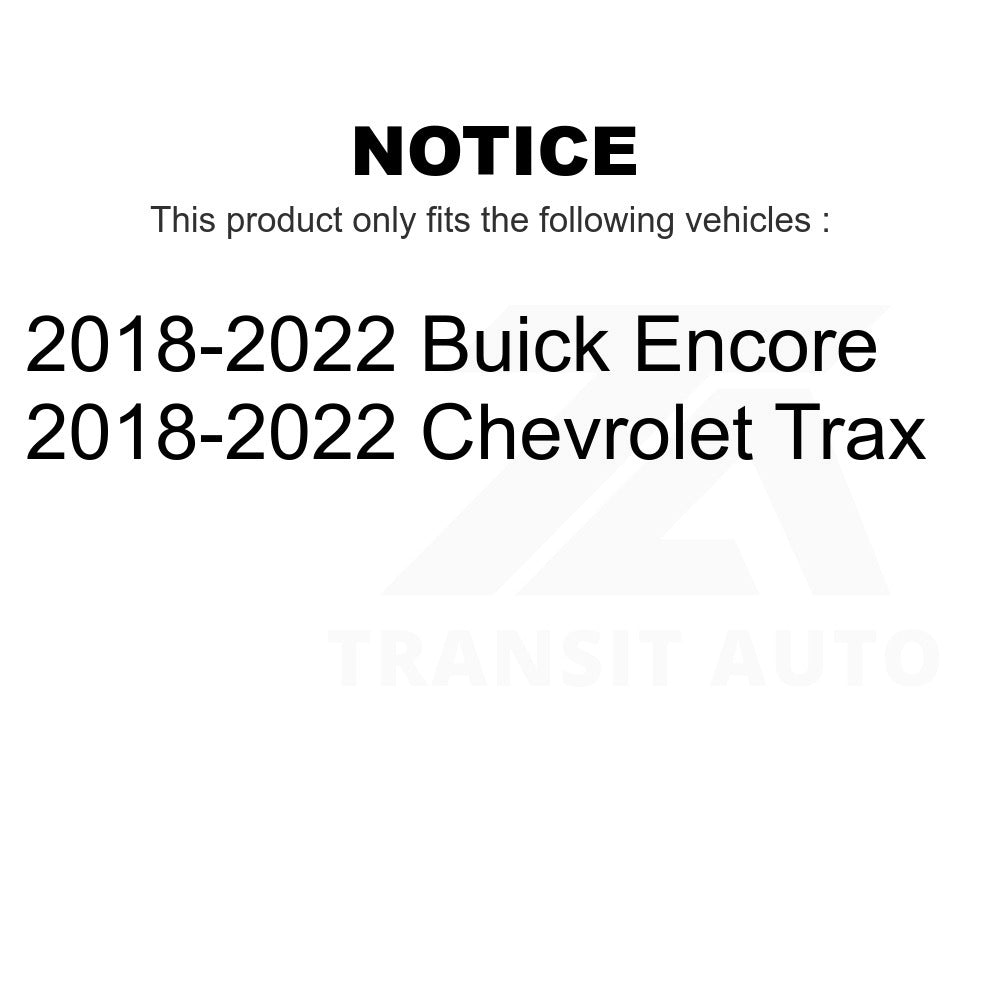 Front Ceramic Disc Brake Pads CMX-D2019 For 2018-2022 Chevrolet Trax Buick Encore
