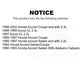 Front Ceramic Disc Brake Pads CMX-D465 For Honda Accord Acura CL