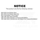 Rear Ceramic Disc Brake Pads CMX-D666 For Ford Jeep Grand Cherokee Explorer Sport Trac