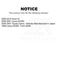 Rear Ceramic Disc Brake Pads CMX-D835 For Toyota Camry Scion tC Lexus ES300