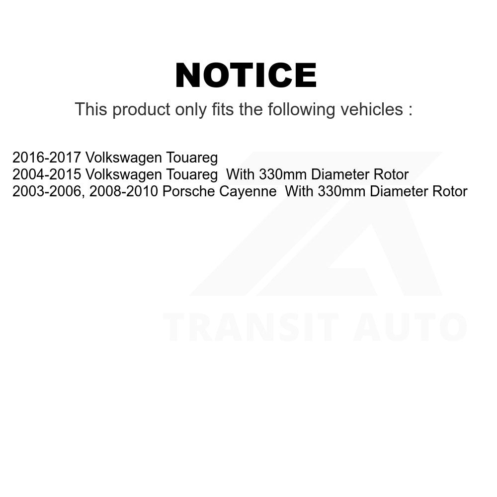 Front Left Disc Brake Rotor DS1-980228 For Volkswagen Touareg Porsche Cayenne