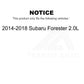 Rear Disc Brake Rotor DS1-981787 For 2014-2018 Subaru Forester 2.0L