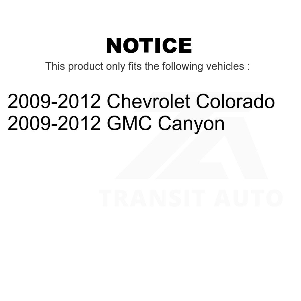 Front Disc Brake Rotor GCR-580709 For 2009-2012 Chevrolet Colorado GMC Canyon