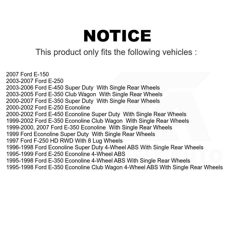 Front Disc Brake Rotor Hub Assembly GCR-66528 For Ford E-350 Super Duty E-250 Econoline F-250 HD Club Wagon E-150 E-450