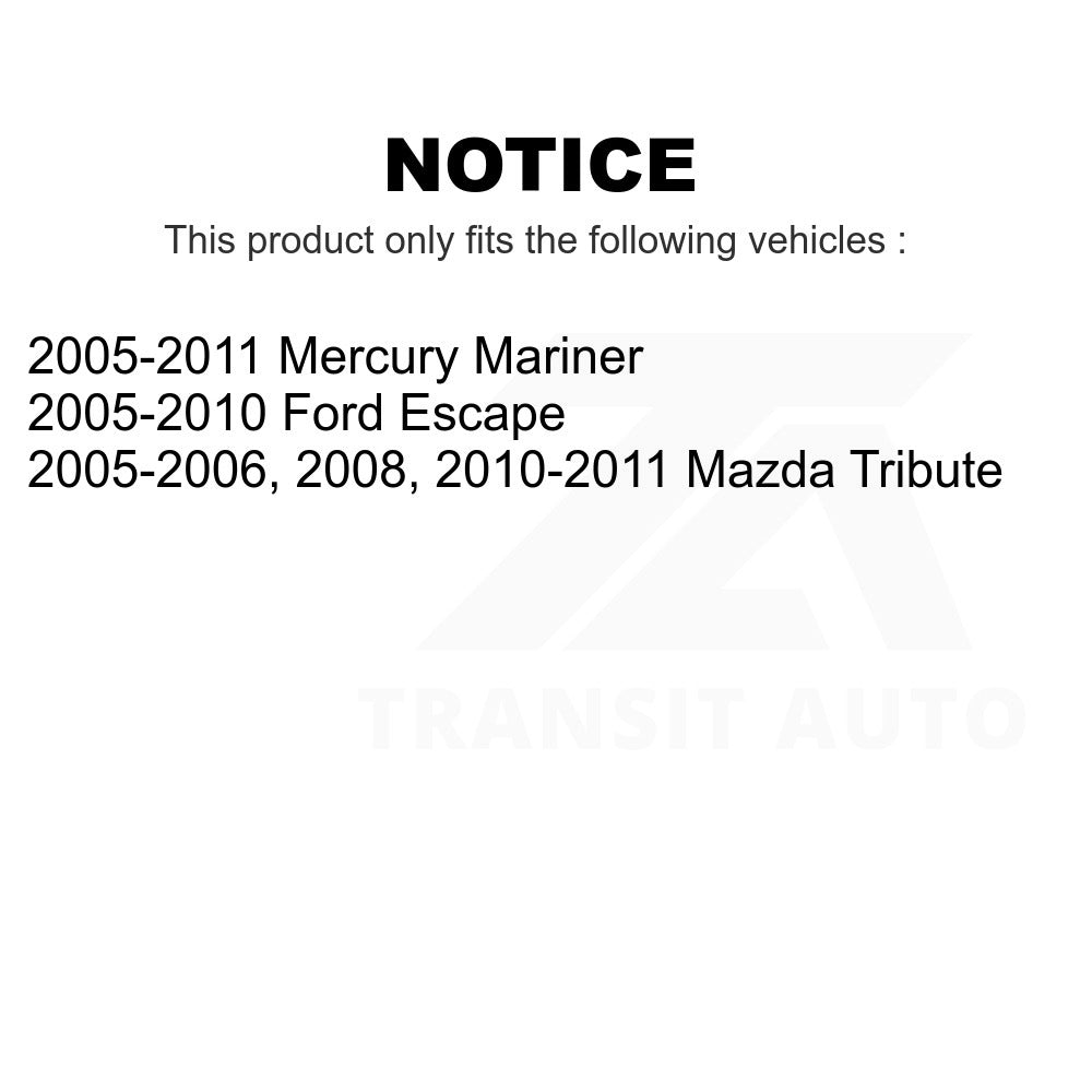 Rear Disc Brake Rotor GCR-680271 For Ford Escape Mercury Mariner Mazda Tribute
