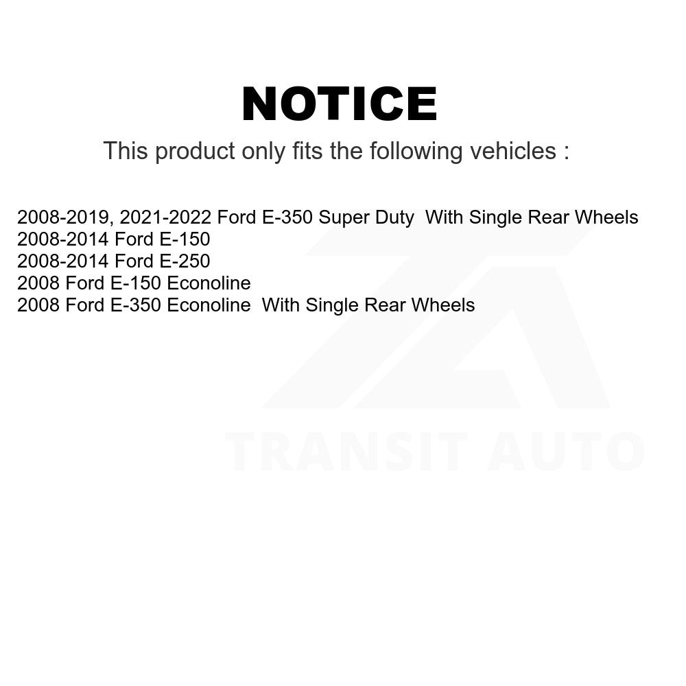 Rear Disc Brake Rotor GCR-680679 For Ford E-350 Super Duty E-250 E-150 Econoline
