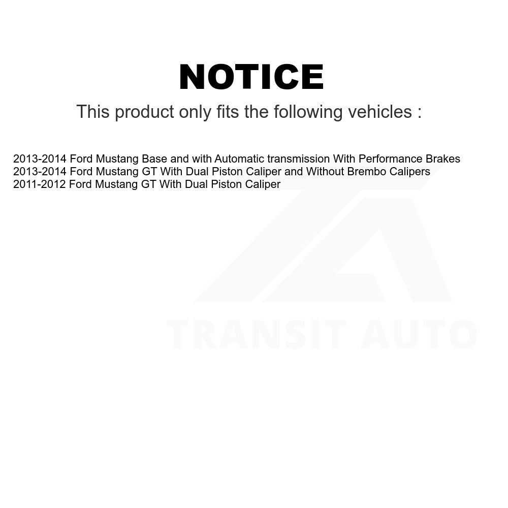 Front Disc Brake Rotor GCR-680811 For Ford Mustang