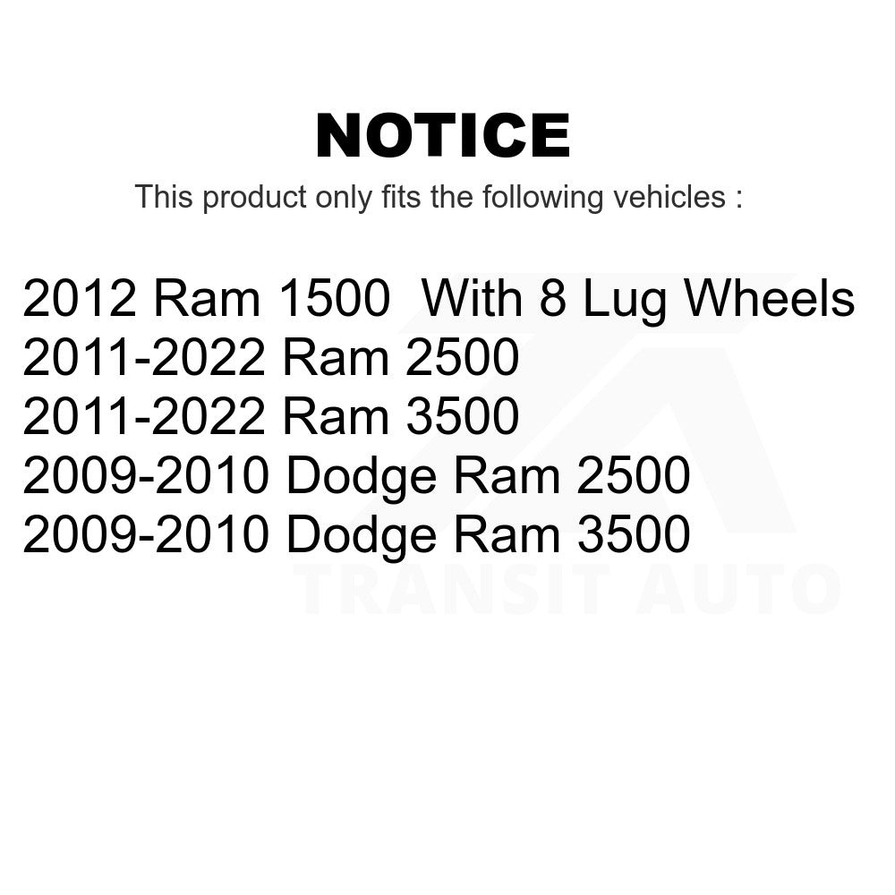 Front Disc Brake Rotor GCR-780736 For Ram 2500 3500 1500 Dodge
