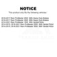 Rear Disc Brake Rotor GCR-781138 For Ram ProMaster 1500 2500 3500