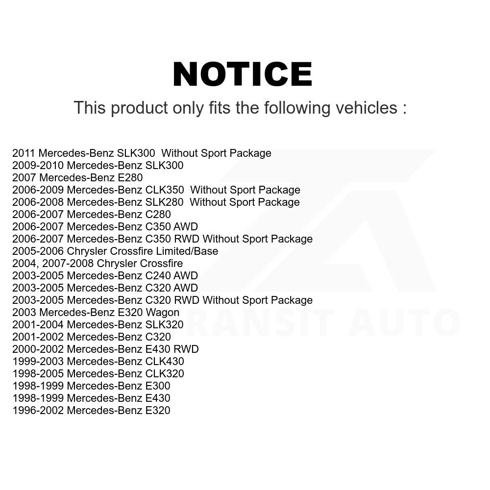 Front Disc Brake Rotor GCR-96767 For Mercedes-Benz E320 CLK320 C240 Chrysler Crossfire CLK350 C320 C280 CLK430 E430 SLK320 SLK280 E300 SLK300 C350 E280