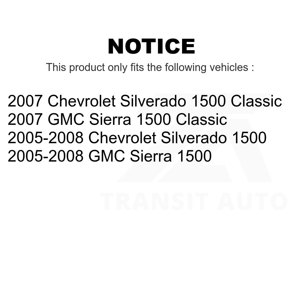 Rear Coated Brake Drum GCR-9764 For Chevrolet Silverado 1500 GMC Sierra Classic