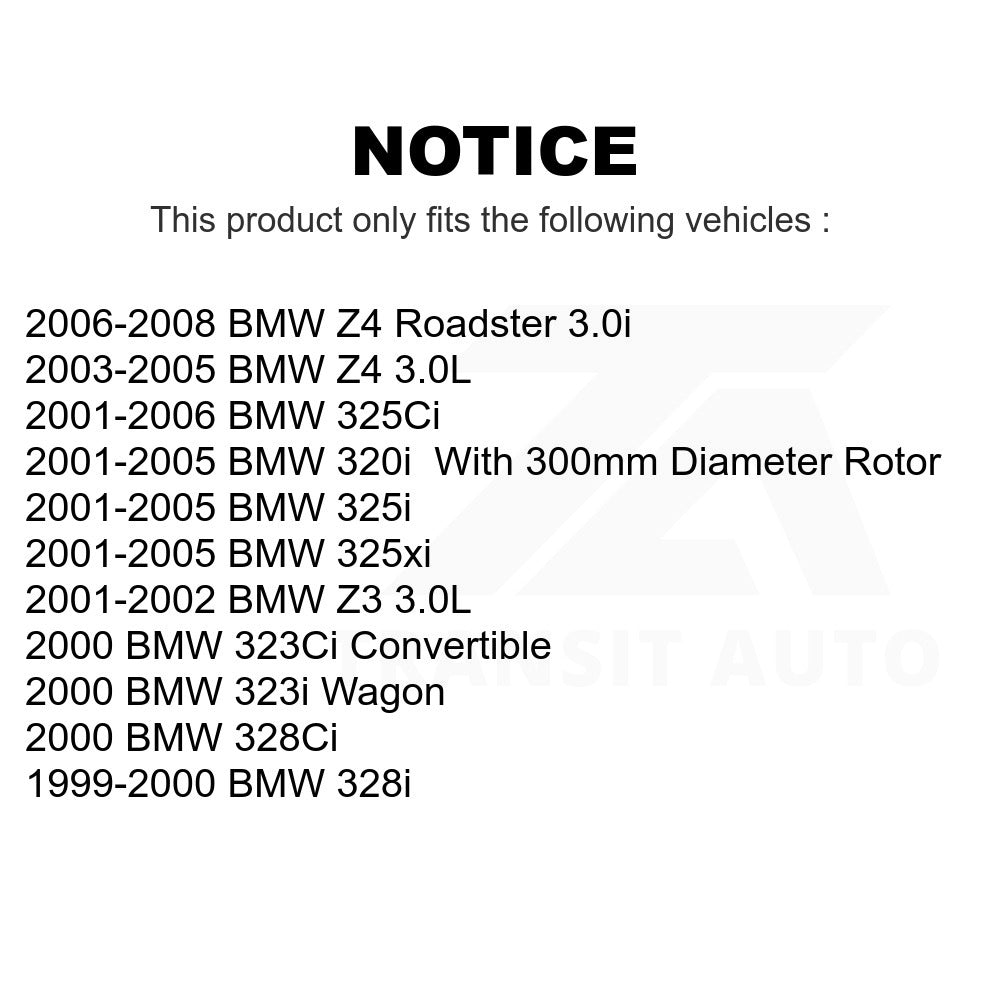 Front Disc Brake Rotor GCR-980011 For BMW 325i 325Ci Z4 325xi Z3 323i 328i 323Ci 328Ci 320i