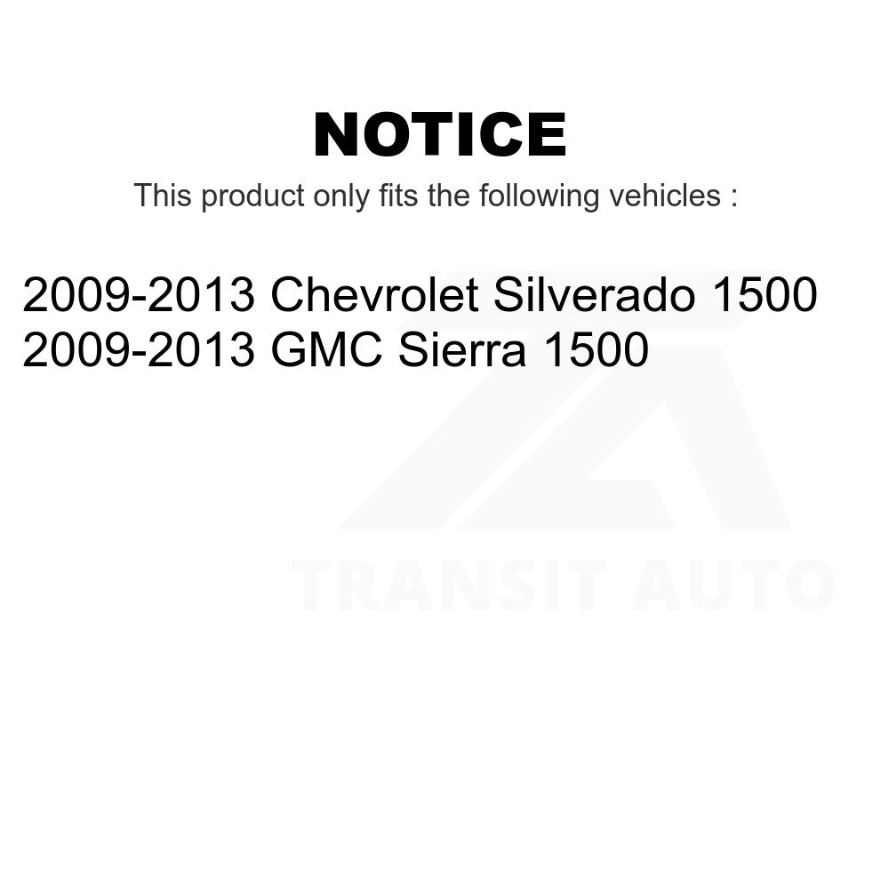 Rear Coated Brake Drum GCR-9801 For 2009-2013 Chevrolet Silverado 1500 GMC Sierra