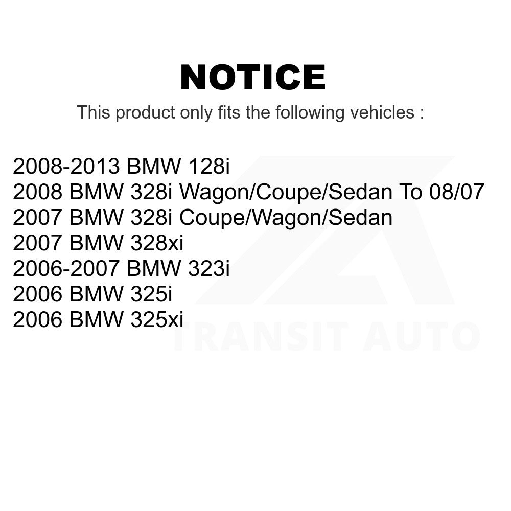 Front Disc Brake Rotor GCR-980482 For BMW 328i 325i 128i 328xi 325xi 323i