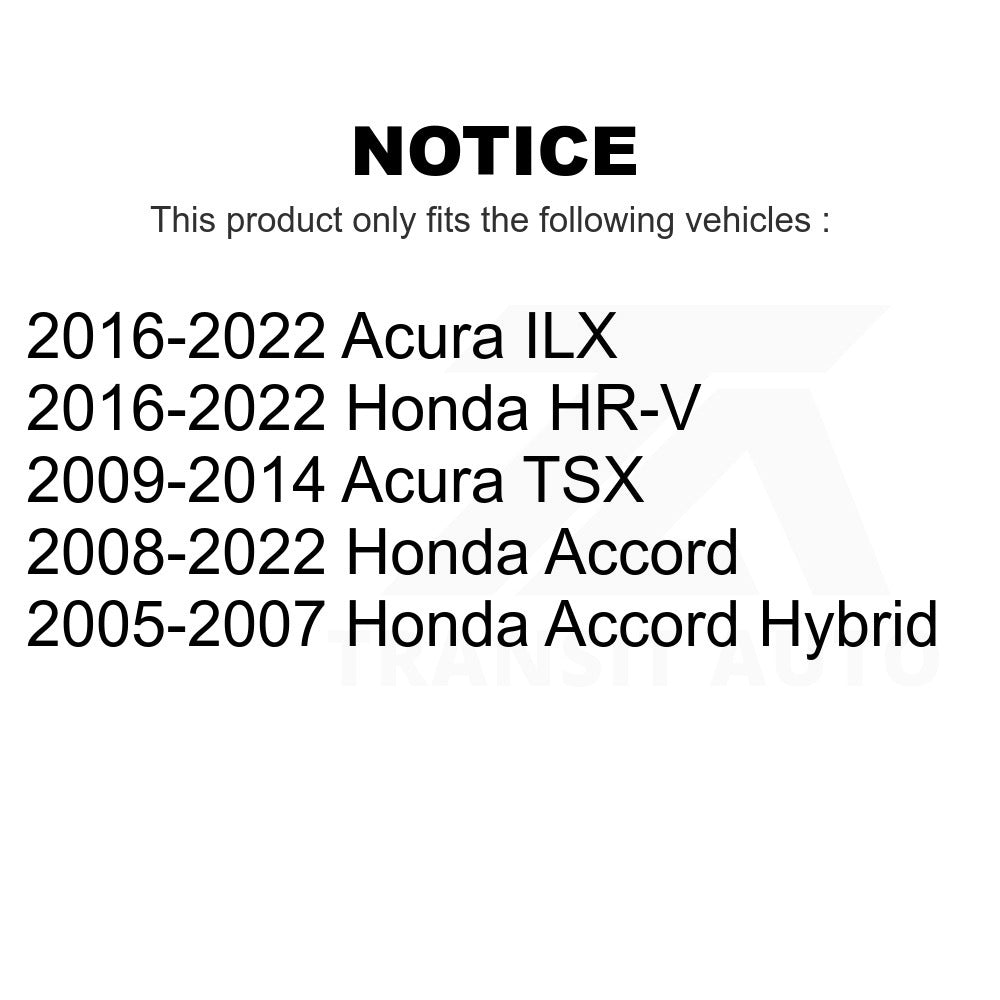 Rear Disc Brake Rotor GCR-980577 For Honda Accord HR-V Acura TSX ILX