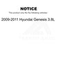 Front Disc Brake Rotor GCR-980707 For 2009-2011 Hyundai Genesis 3.8L