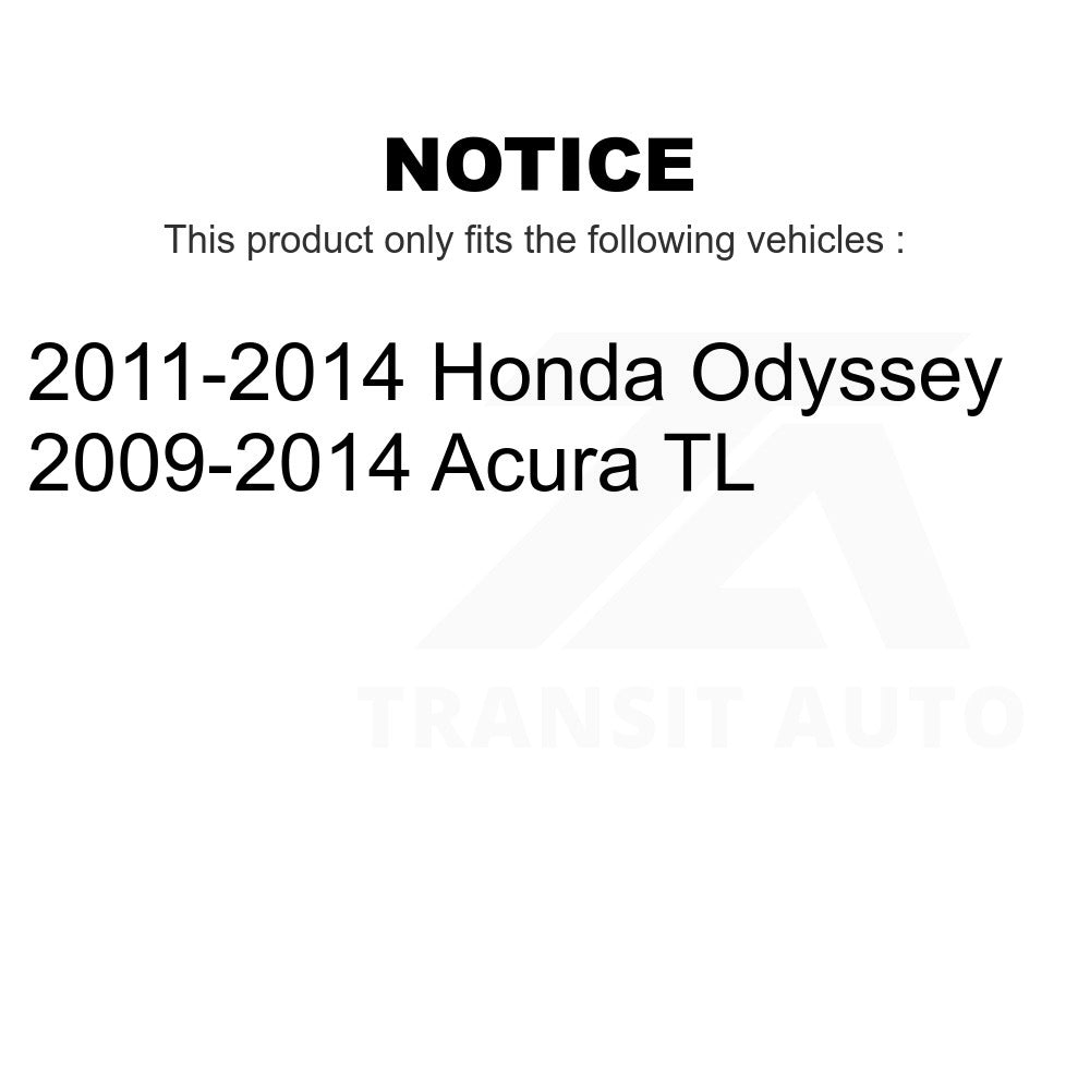 Front Disc Brake Rotor GCR-980738 For Honda Odyssey Acura TL