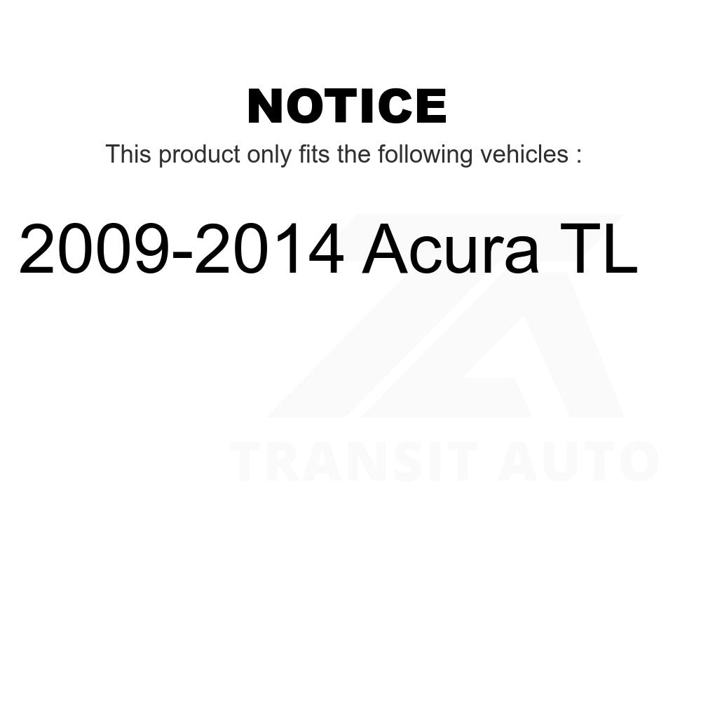 Rear Disc Brake Rotor GCR-980739 For 2009-2014 Acura TL