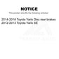 Front Disc Brake Rotor GCR-980987 For Toyota Yaris