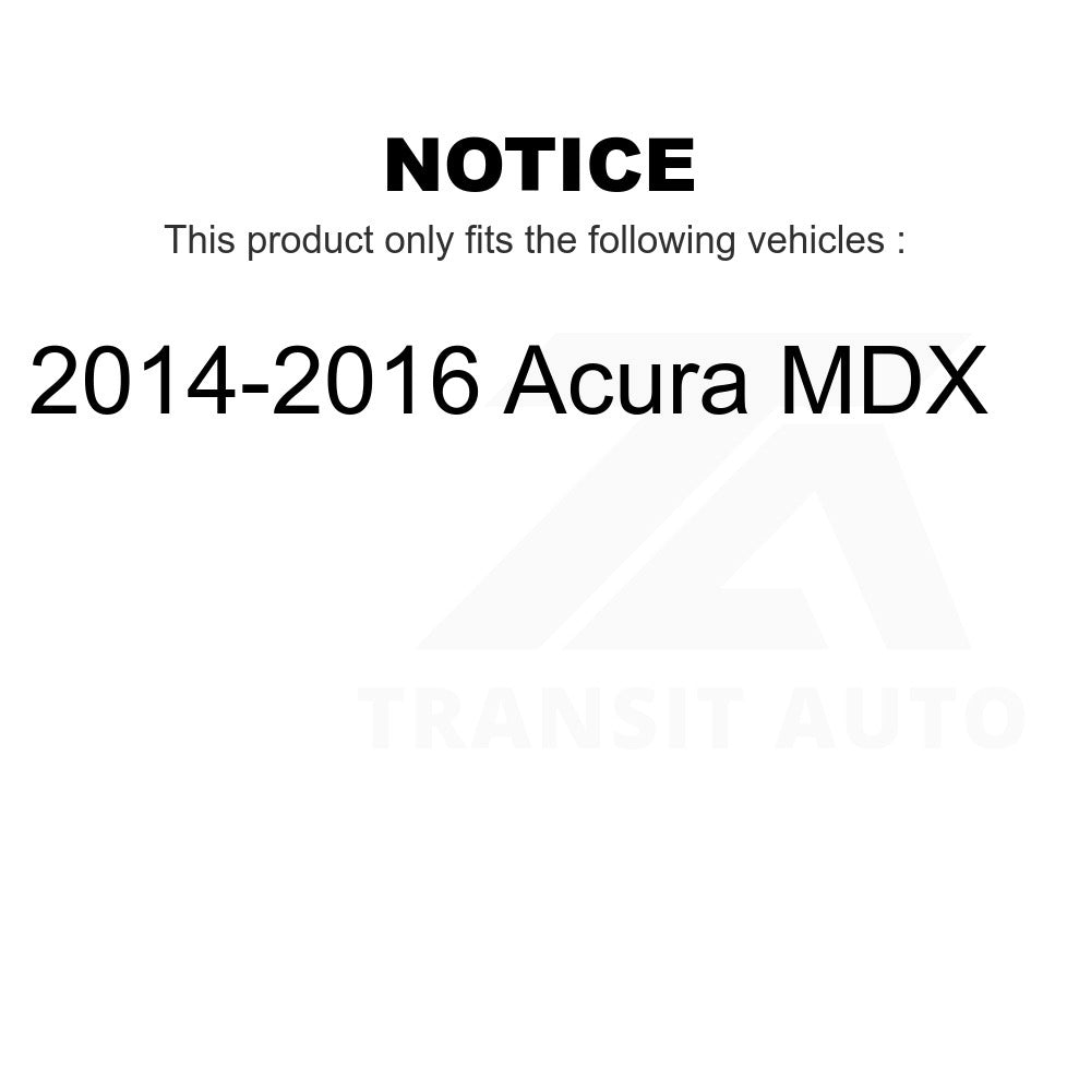 Rear Disc Brake Rotor GCR-981064 For 2014-2016 Acura MDX