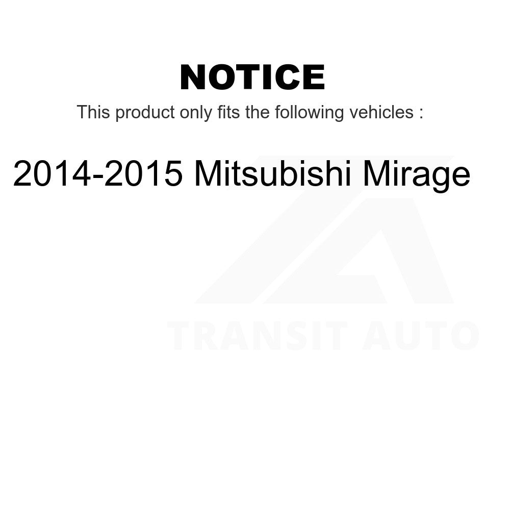 Front Disc Brake Rotor GCR-981067 For 2014-2015 Mitsubishi Mirage