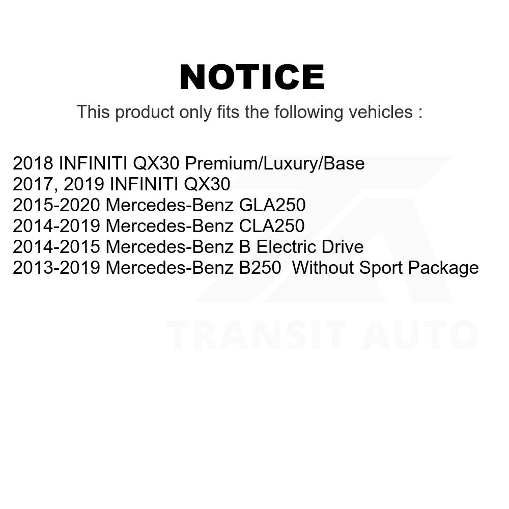 Front Disc Brake Rotor GCR-981775 For Mercedes-Benz CLA250 GLA250 INFINITI QX30 B Electric Drive B250