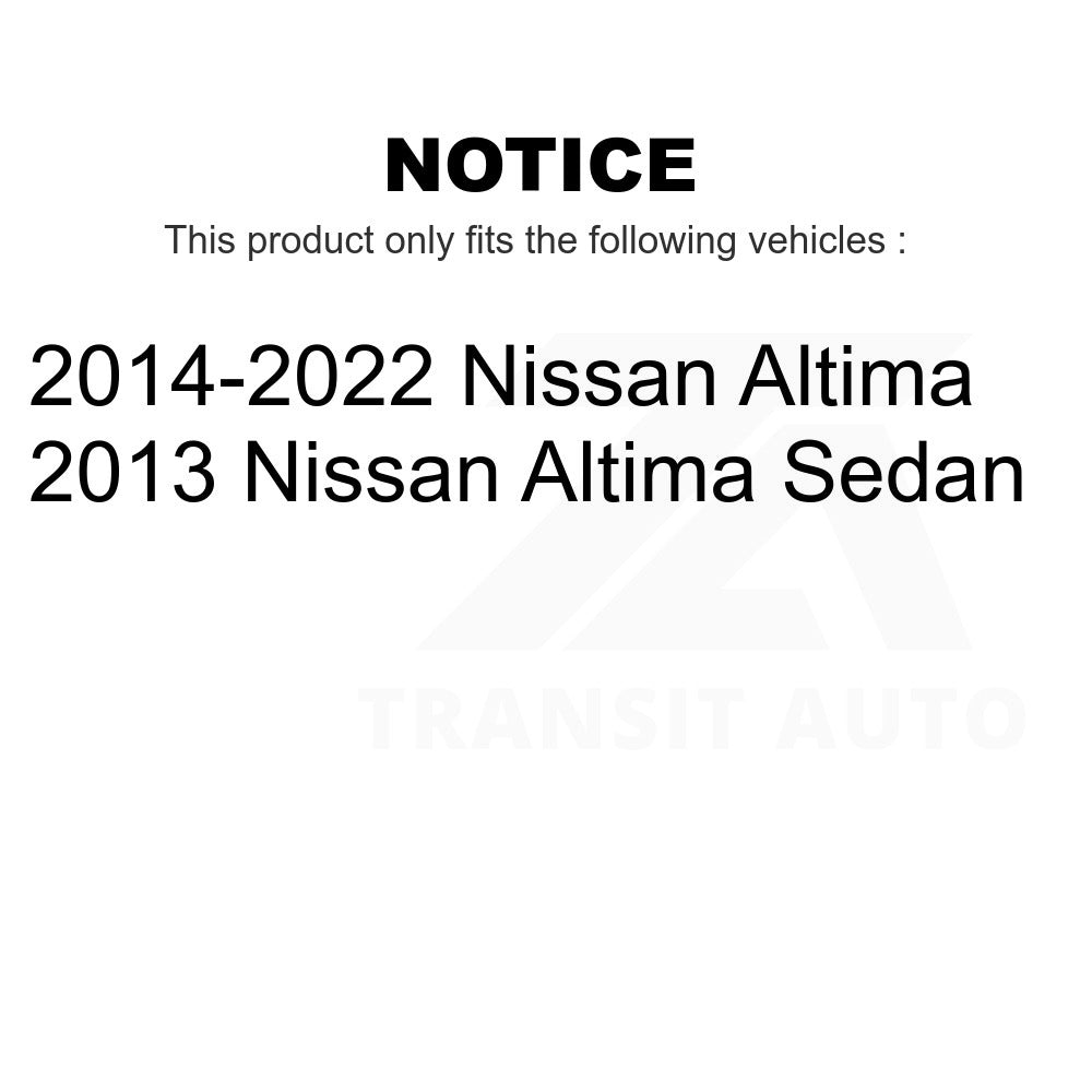 Front Disc Brake Rotor GCR-981780 For Nissan Altima