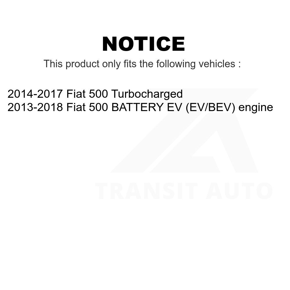 Rear Disc Brake Rotor GCR-981788 For Fiat 500
