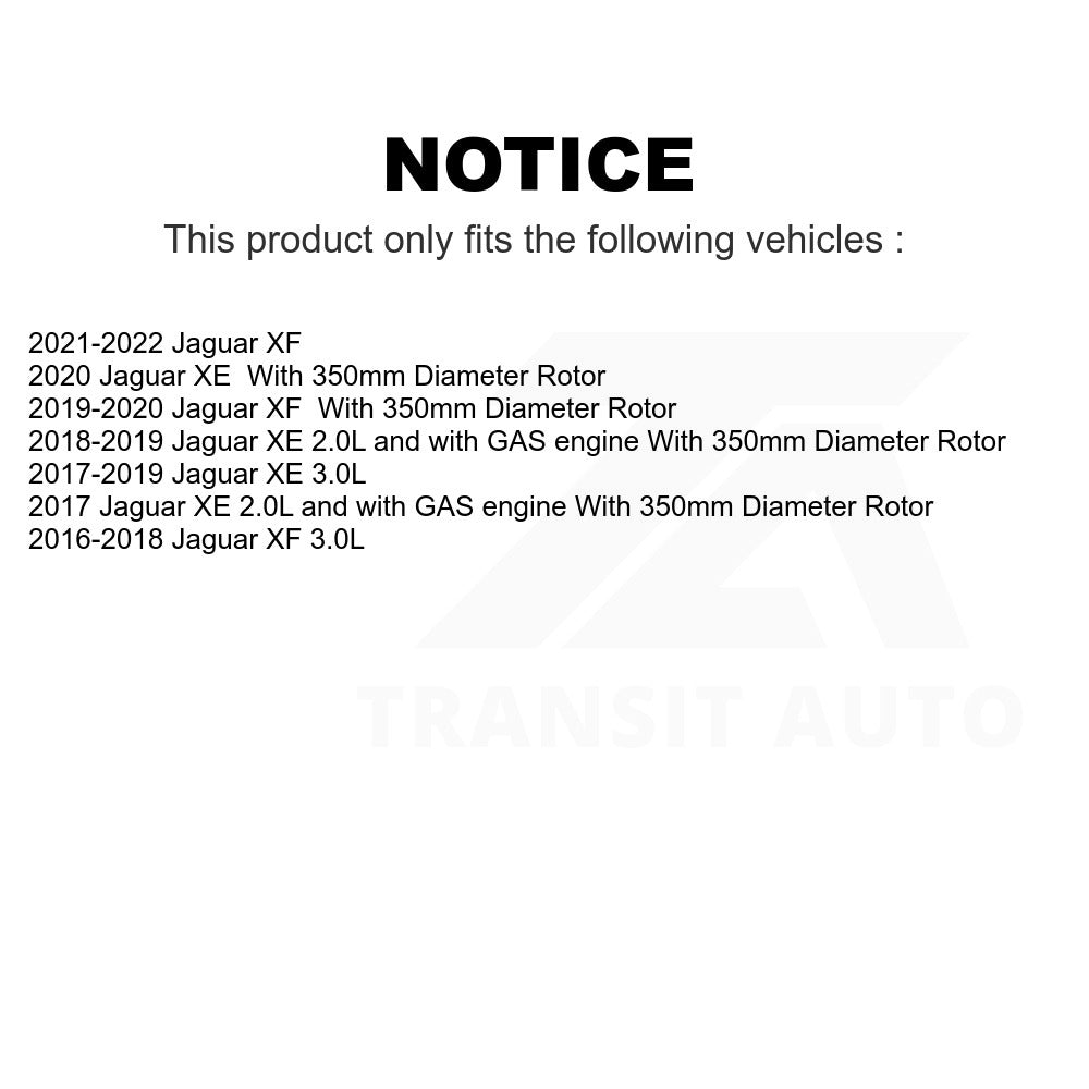 Front Disc Brake Rotor GCR-982010 For Jaguar XE XF