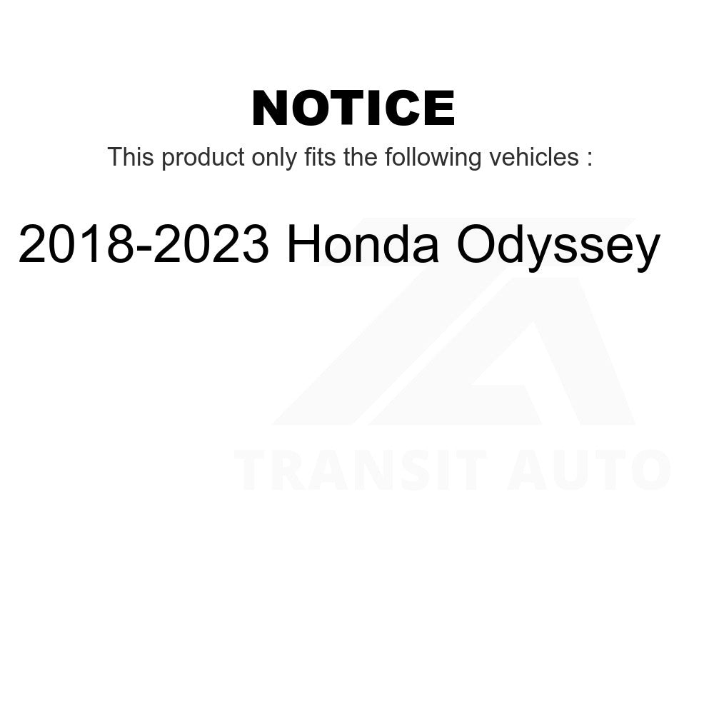 Rear Disc Brake Rotor GCR-982311 For 2018-2023 Honda Odyssey