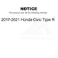 Rear Disc Brake Rotor GCR-982357 For 2017-2021 Honda Civic Type R