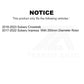 Front Disc Brake Rotor GCR-982487 For Subaru Crosstrek Impreza