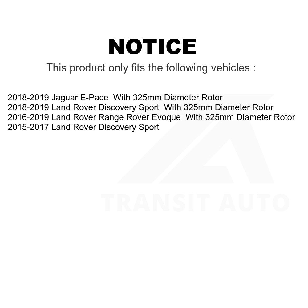 Front Disc Brake Rotor GCR-G8259 For Land Rover Discovery Sport Range Evoque Jaguar E-Pace