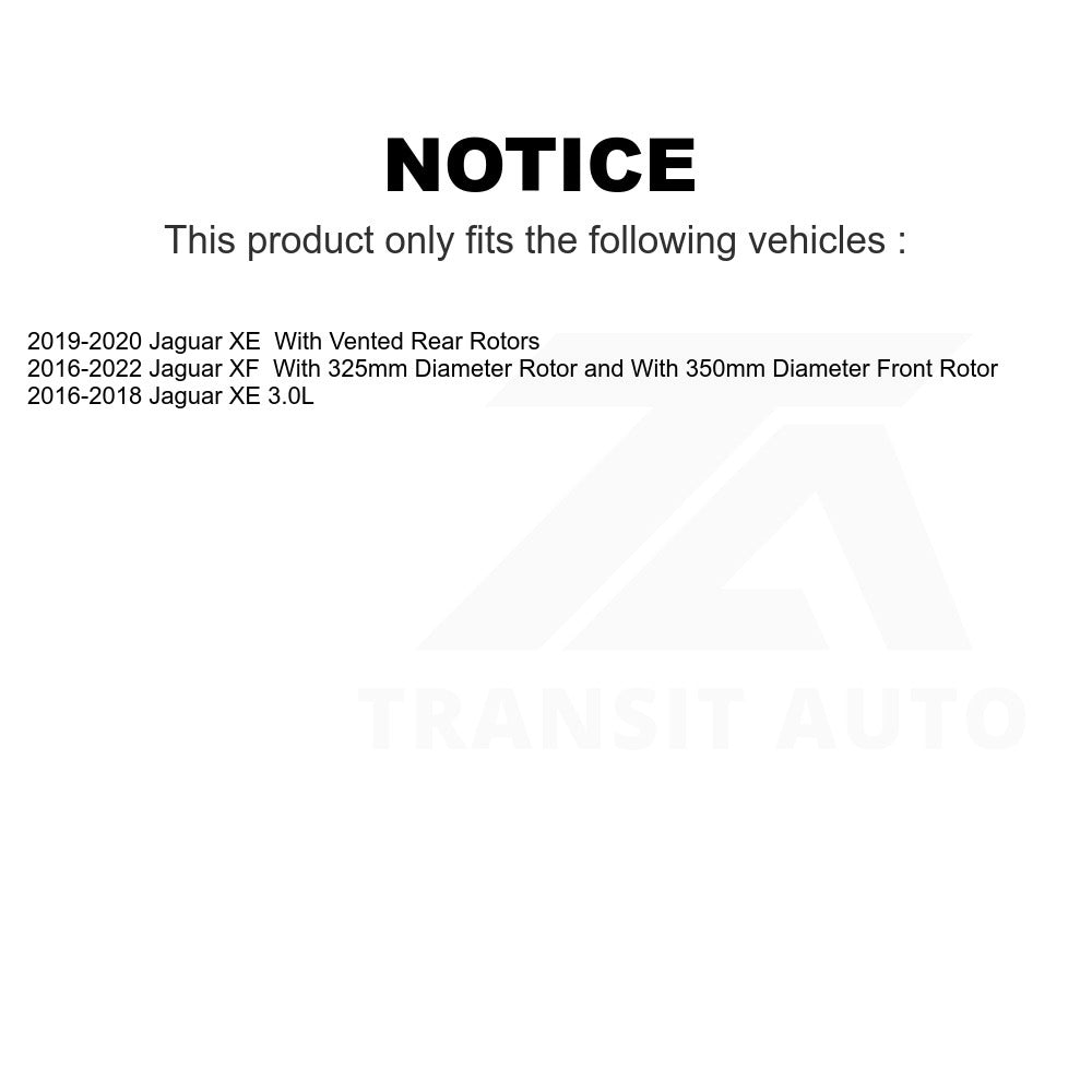 Rear Disc Brake Rotor GCR-G8326 For Jaguar XE XF