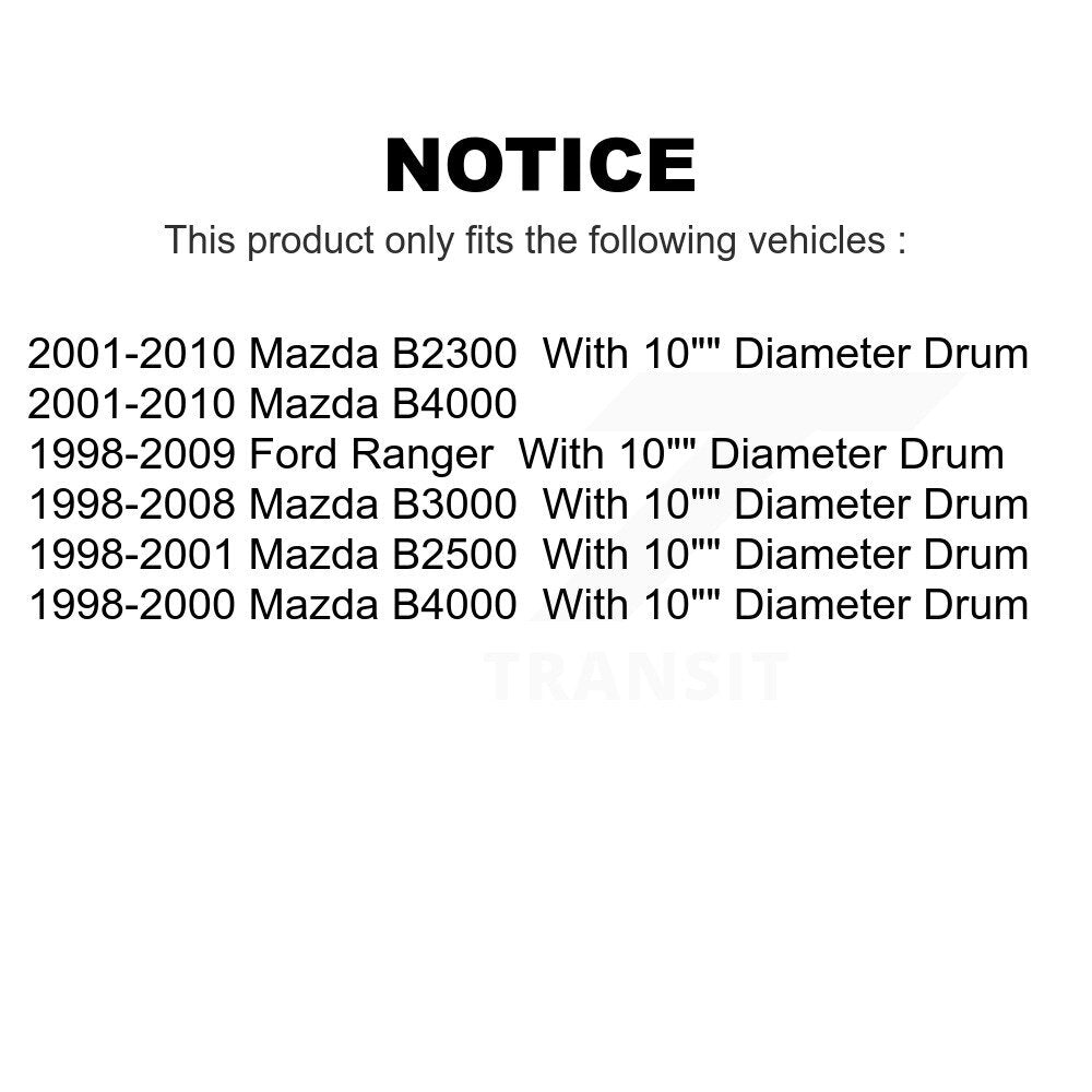 Rear Drum Brake Wheel Cylinder Pair For Ford Ranger Mazda B3000 B2500 B4000 B2300 K14-100007